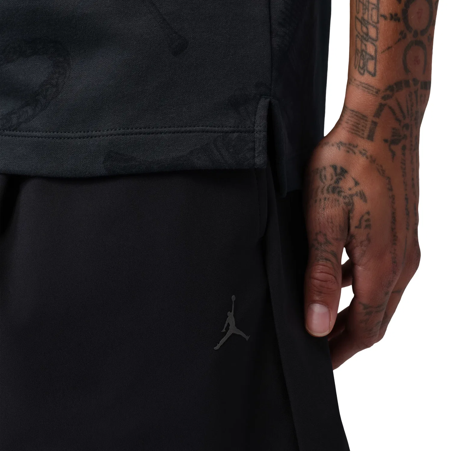 Мужское поло для гольфа Dri-FIT Off Noir Black Jordan, черный — фото 4