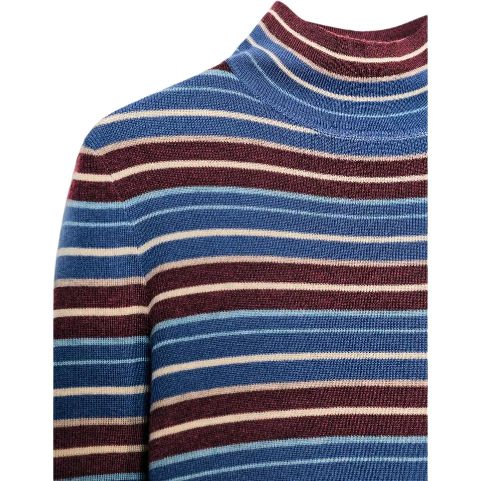 Женский свитер с принтом Turtleneck Moderate ZARA, Multicolor — фото 4