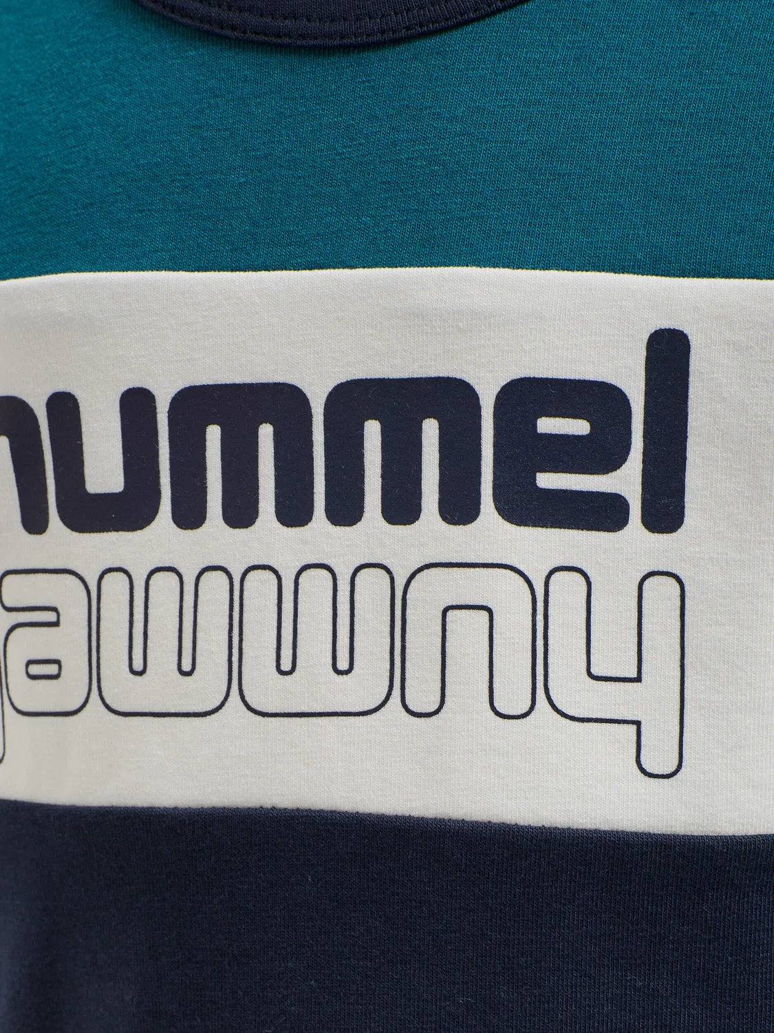 Детская футболка с длинным рукавом Hmlbolt Hummel, BLAU / Himmelblau / Helles Preußischblau — фото 3