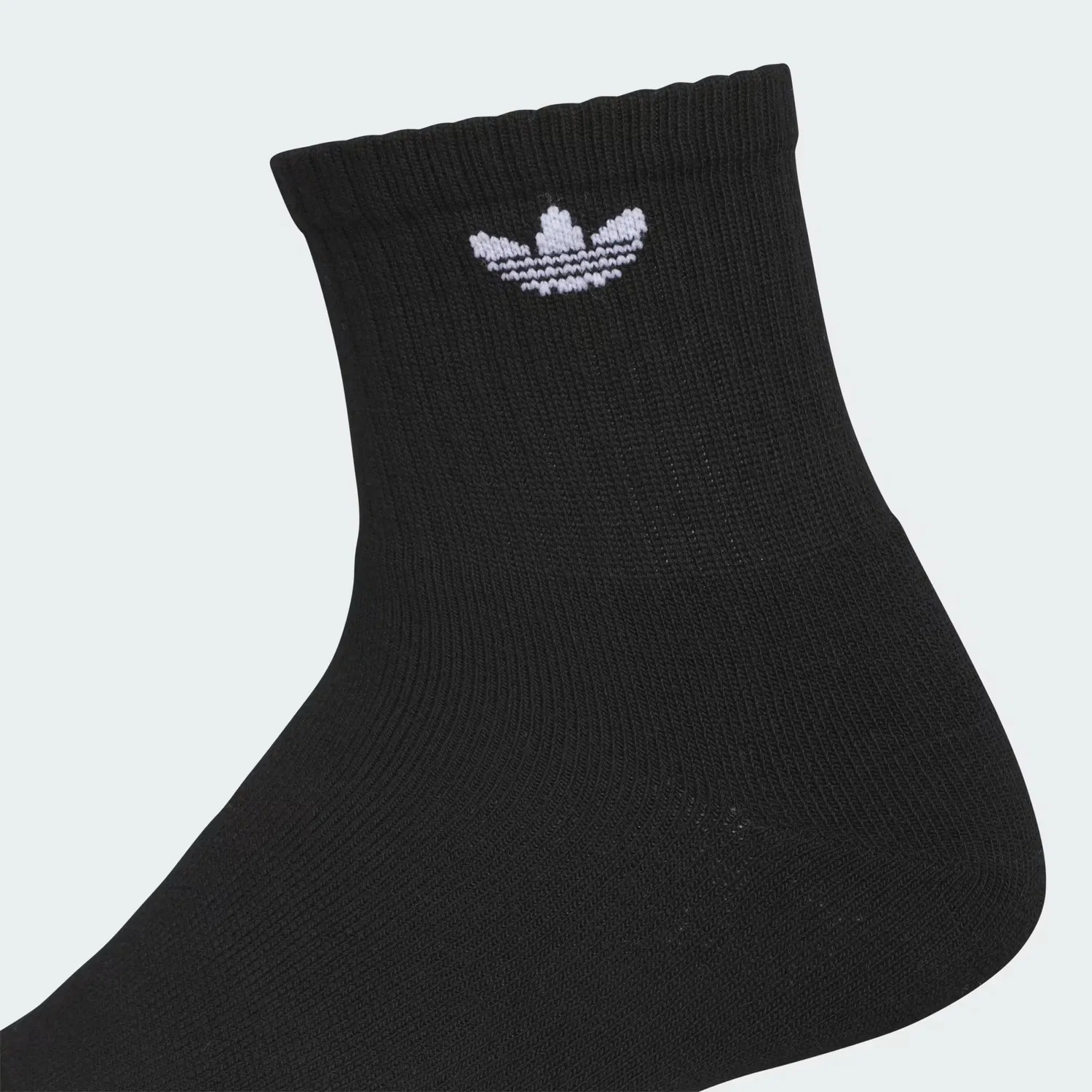 Носки влагоотводящие, набор из 6 пар, trefoil 2.0 Adidas Originals, черный — фото 2