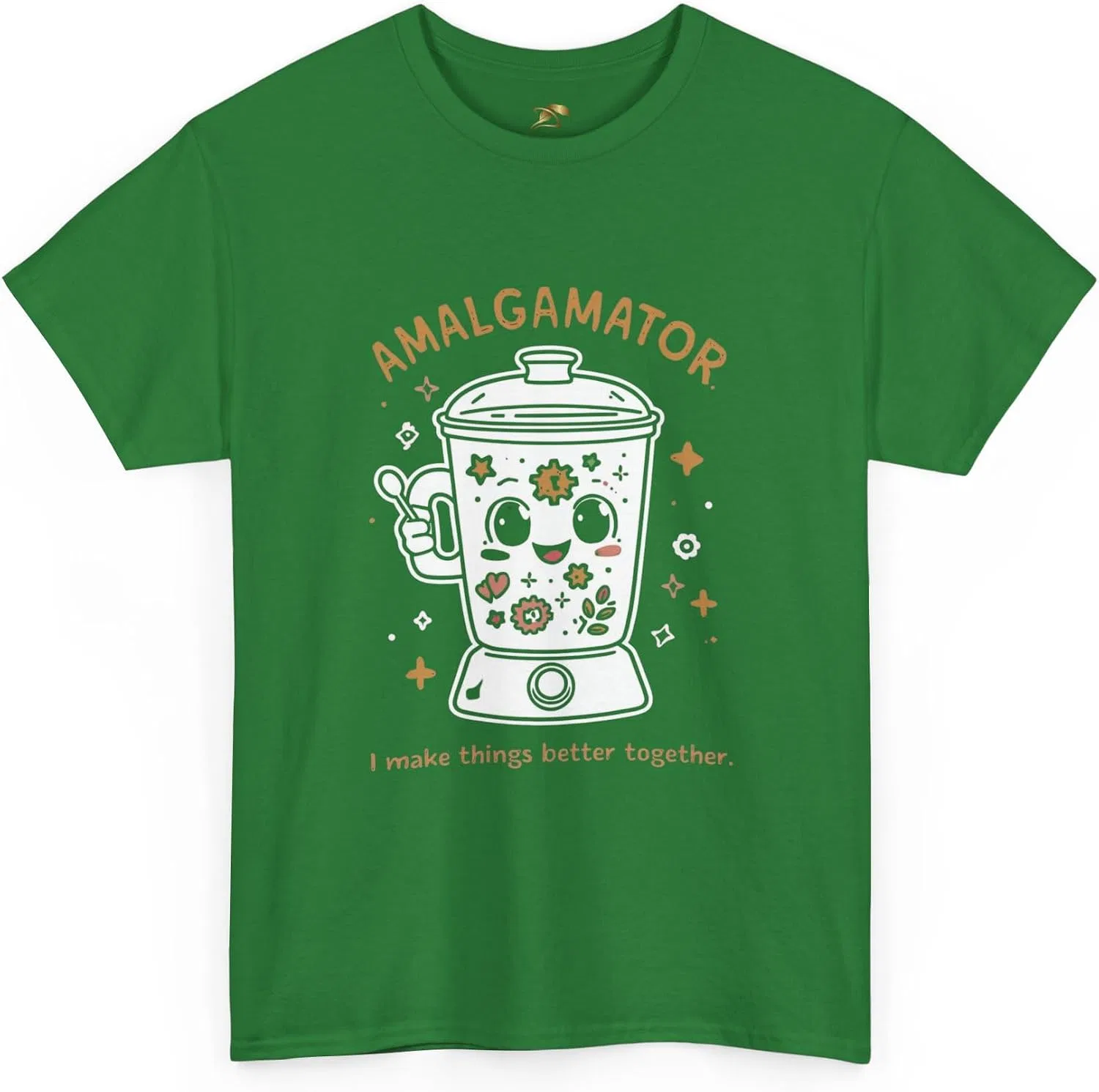 Женская футболка с принтом Amalgamator, Turf Green