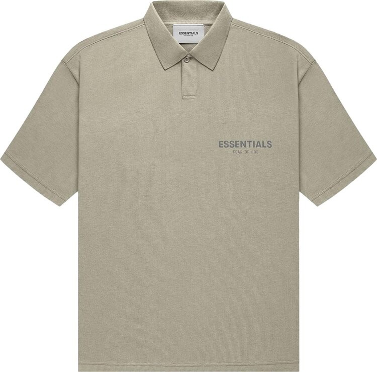 

Футболка Fear of God Essentials Short-Sleeve Polo 'Pistachio', зеленый