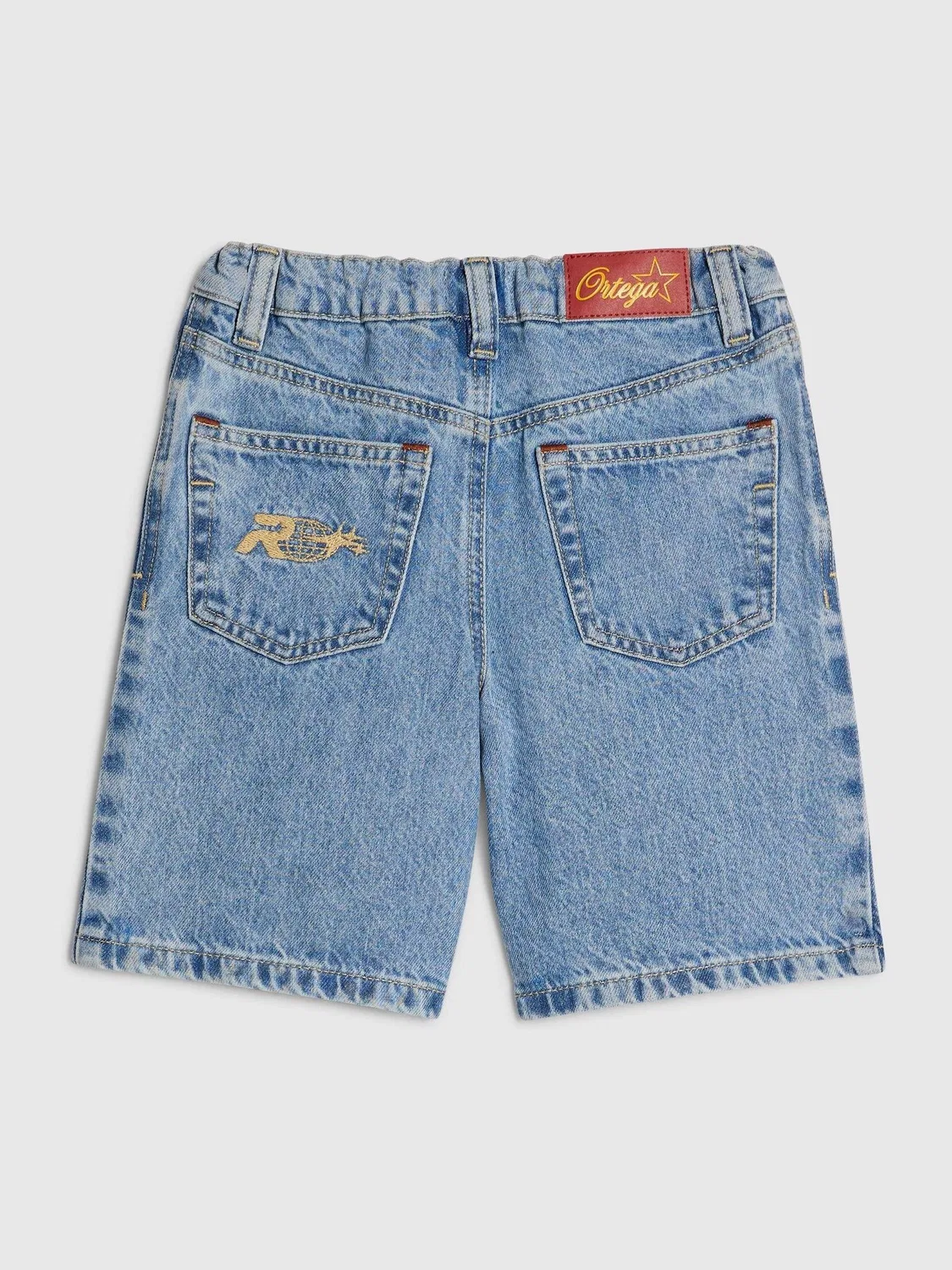 Шорты джинсовые River Island, синие — фото 4