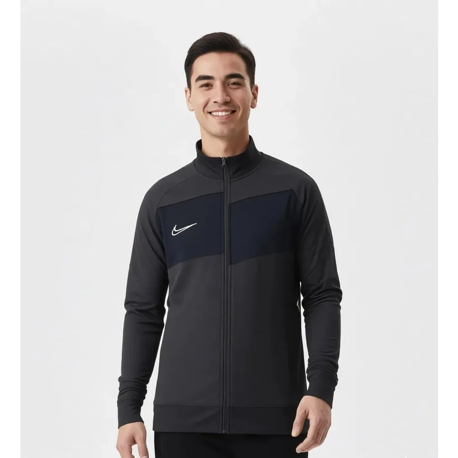 Свитшот с высоким воротом Nike Dry Academy, M, Дымчатый — фото 4