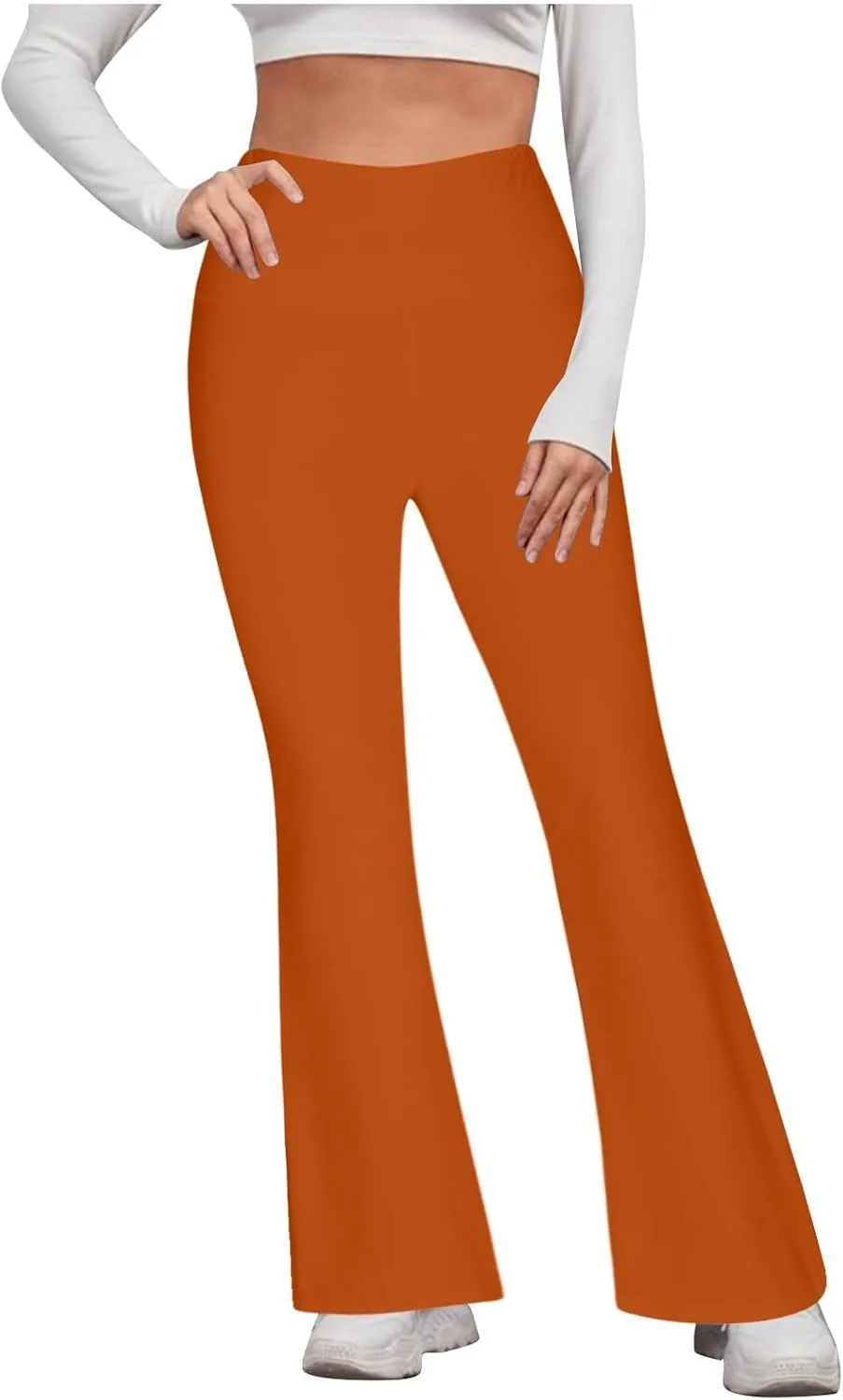 

Женские фларе леггинсы High Waisted Bootcut для йоги Zzalalana