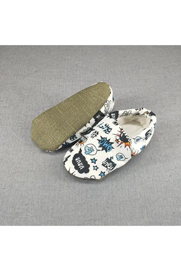 Детские пинетки для новорожденных с эластичной шнуровкой Era Loove Bebe, White — фото 4