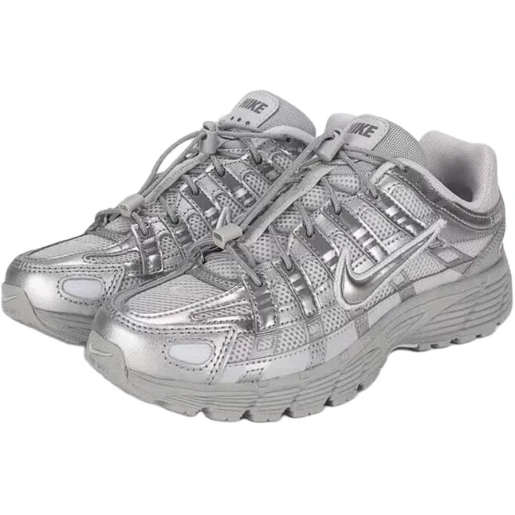 Кроссовки детские P 6000, Nike, Silver White — фото 4