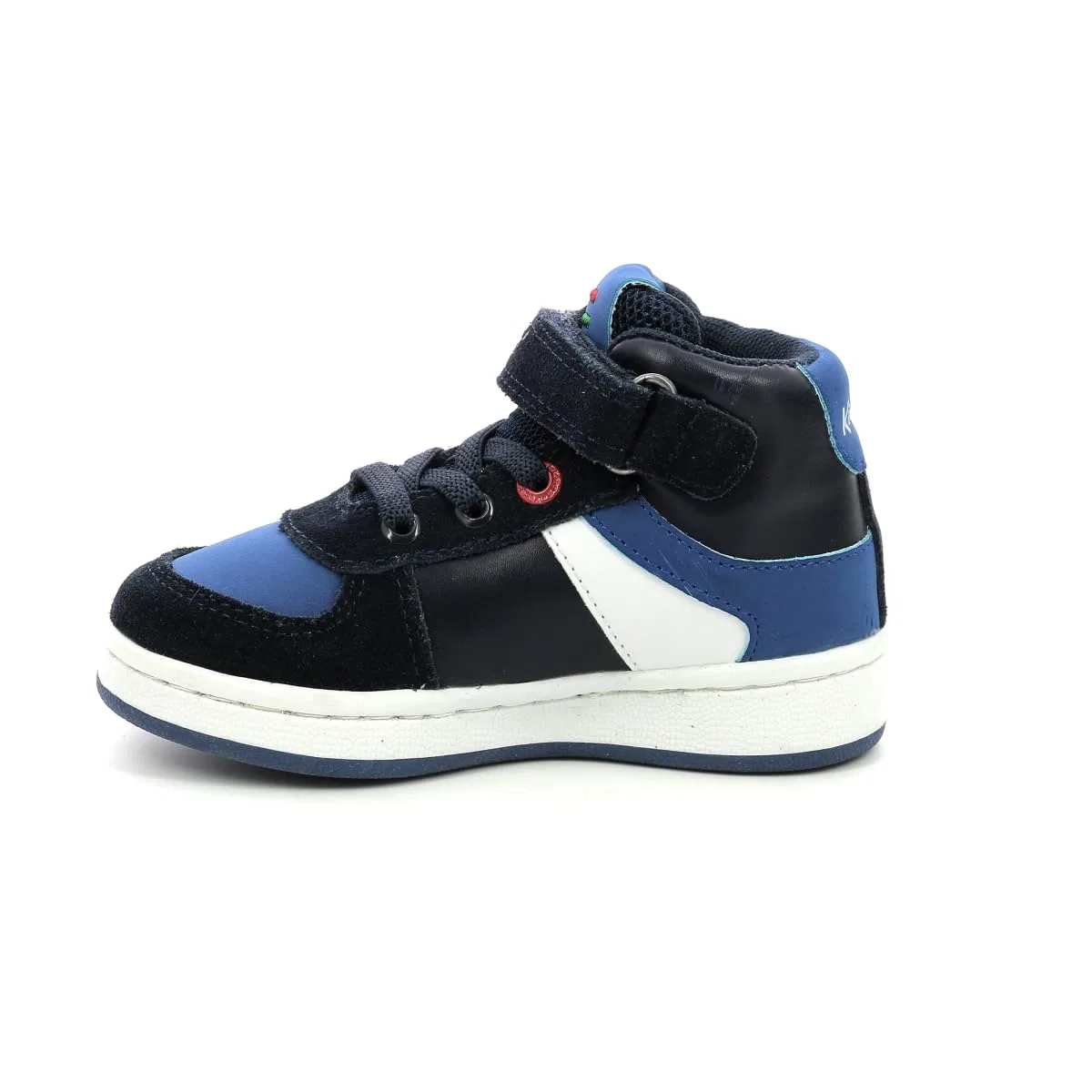 Детские кроссовки для мальчиков высокие Bilbon BB Mid Kickers, Navy Blue Glitter — фото 3