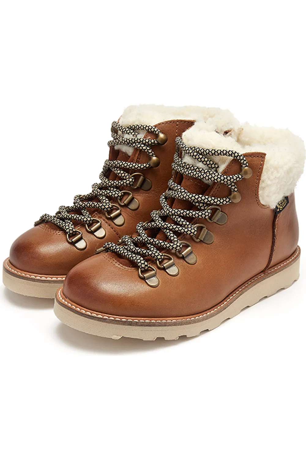 Детские ботинки hiking Eddie Wool Young Soles, Tan