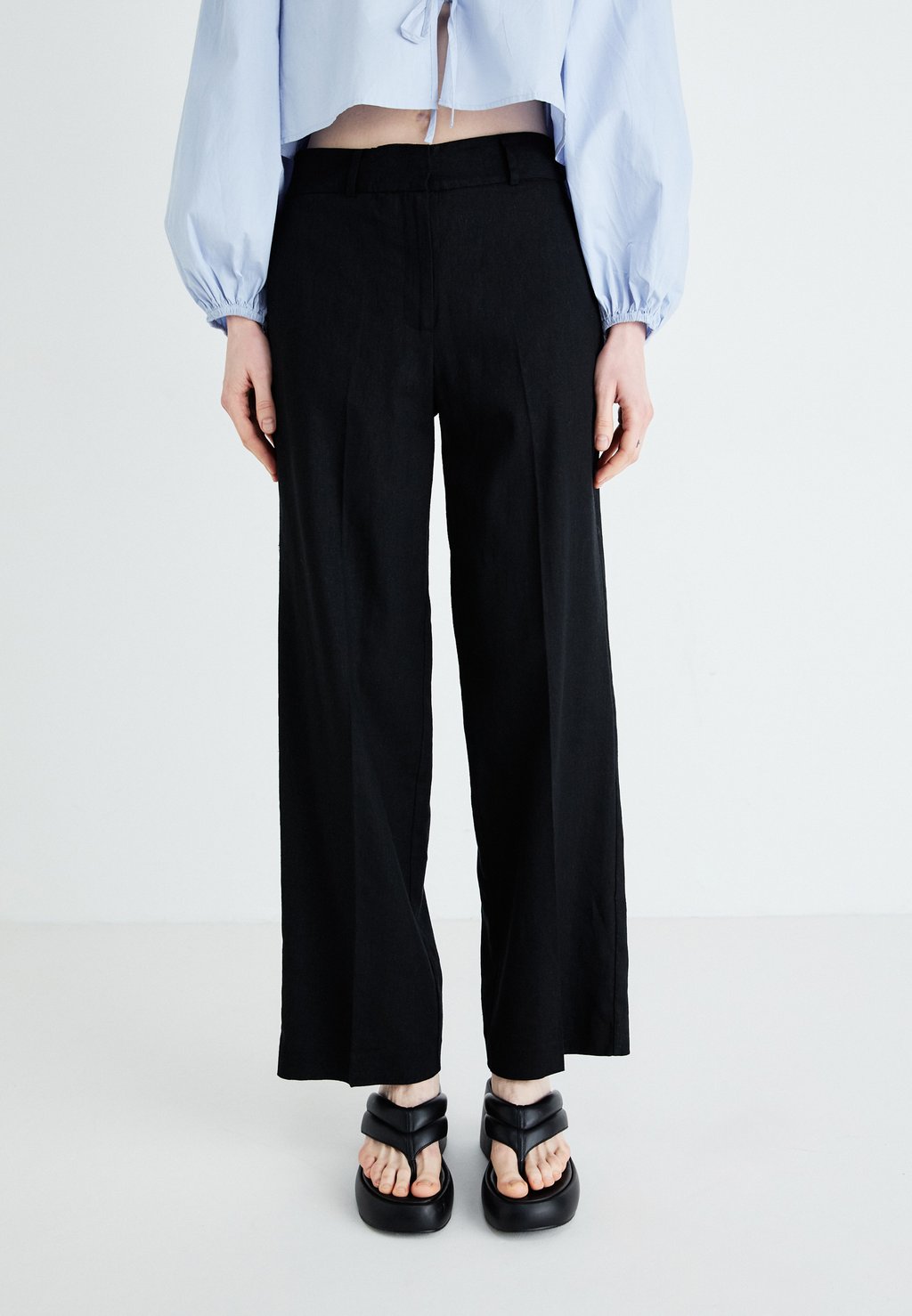 

Брюки SLFTANIA RITA WIDE PANT Selected Femme, черный