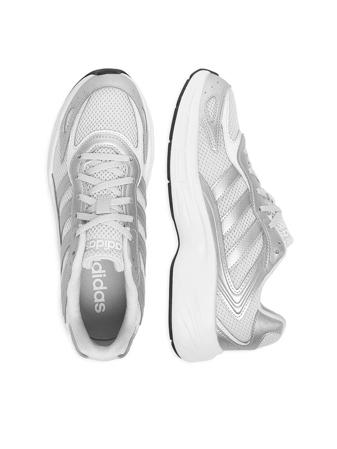 Кроссовки для девочки Eclyptix Adidas, серебристый — фото 4
