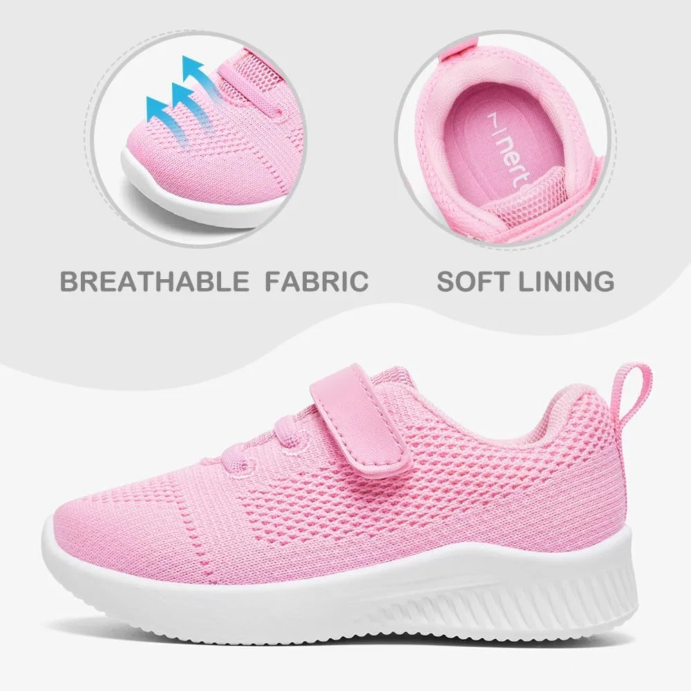 Детские кроссовки для бега и ходьбы nerteo, Light Pink — фото 3