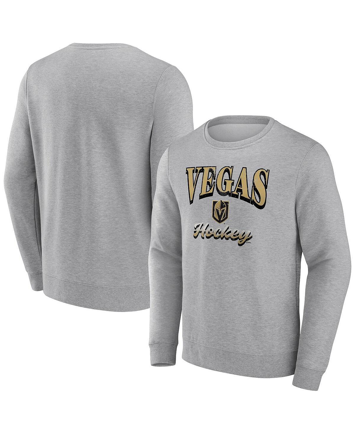 Мужская фирменная толстовка heather grey vegas golden knights special edition 2.0 pullover толстовка Fanatics, мульти - фото