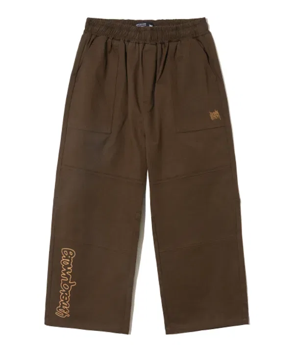 Чинос широкие для детей, Kids bb wide chino pants Brownbreath Kids, коричневый — фото 2