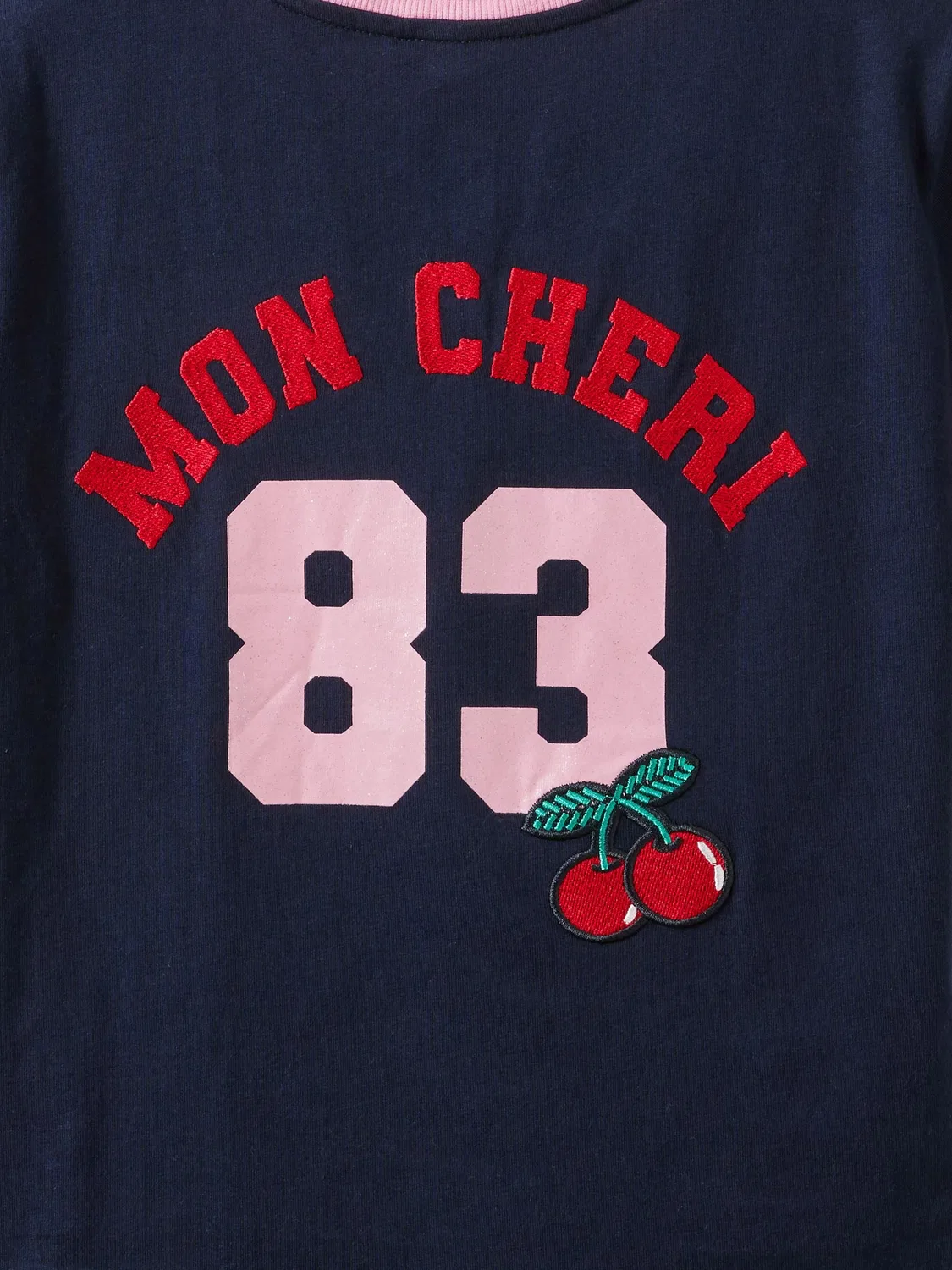Футболка с принтом Mon Cheri Cotton On, синий с розовым — фото 3
