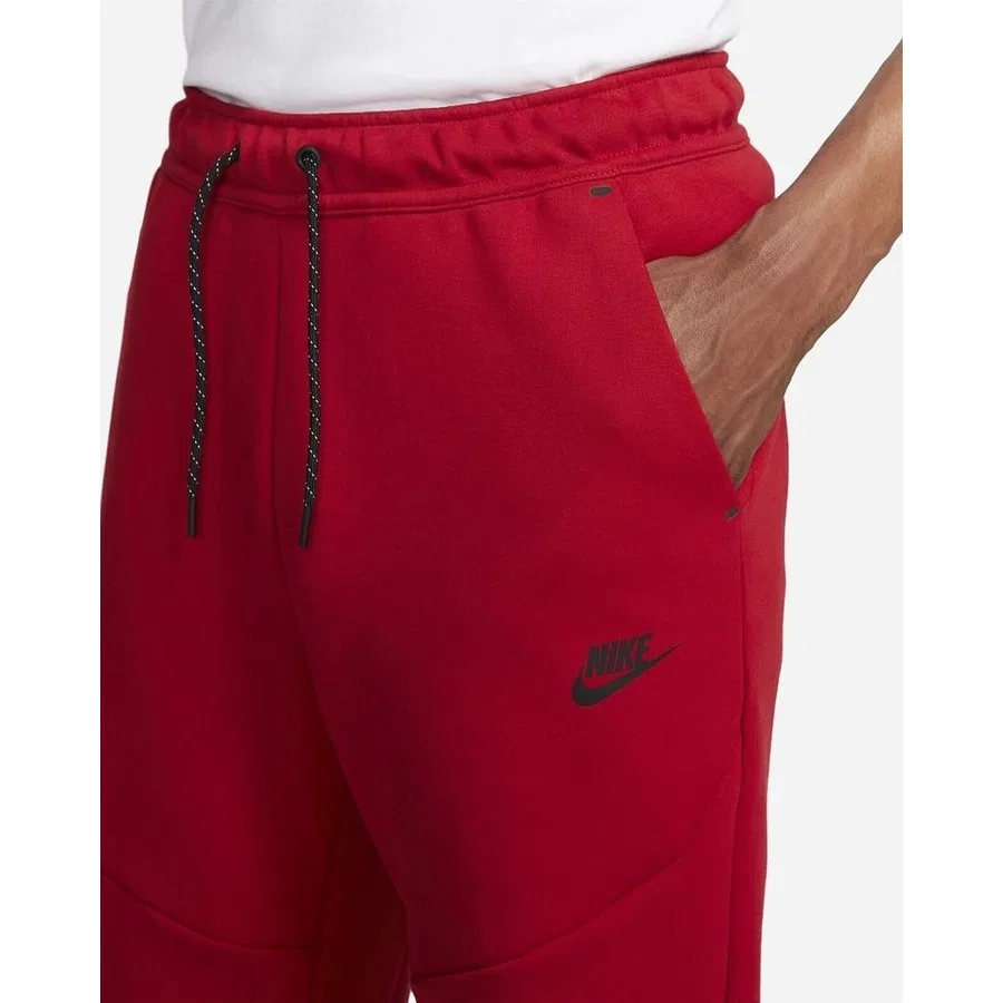 Спортивные штаны с Tech Fleece технологией Nike Sportswear Tech Fleece Jogger, Красный — фото 4