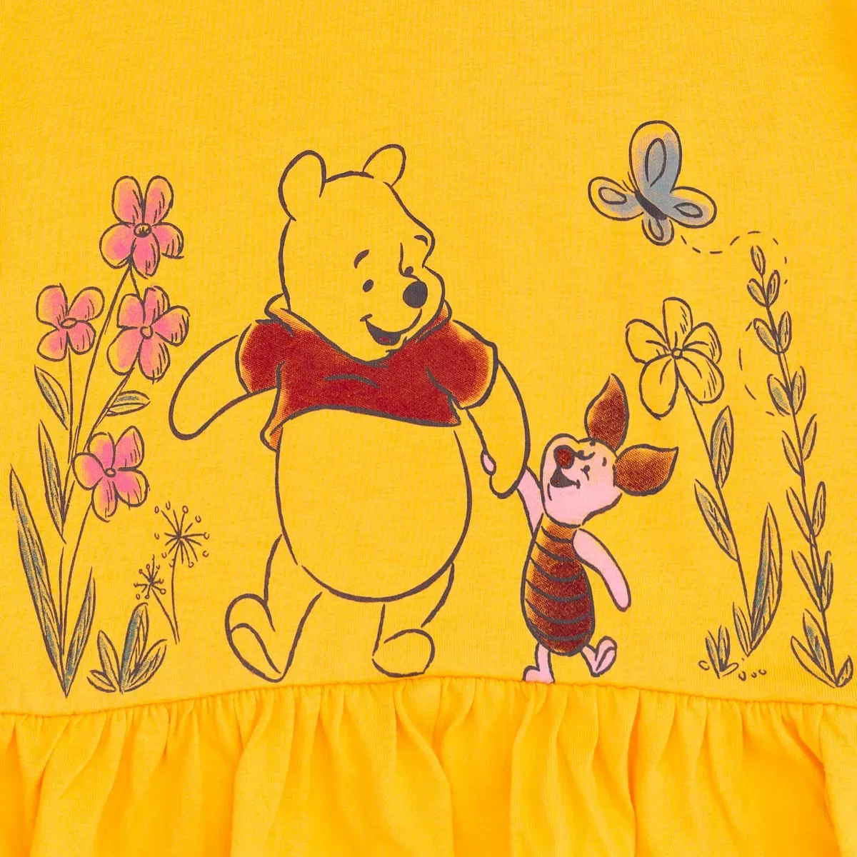 Детский комплект из футболки и леггинсов с принтом Winnie the Pooh Disney, Pink — фото 4