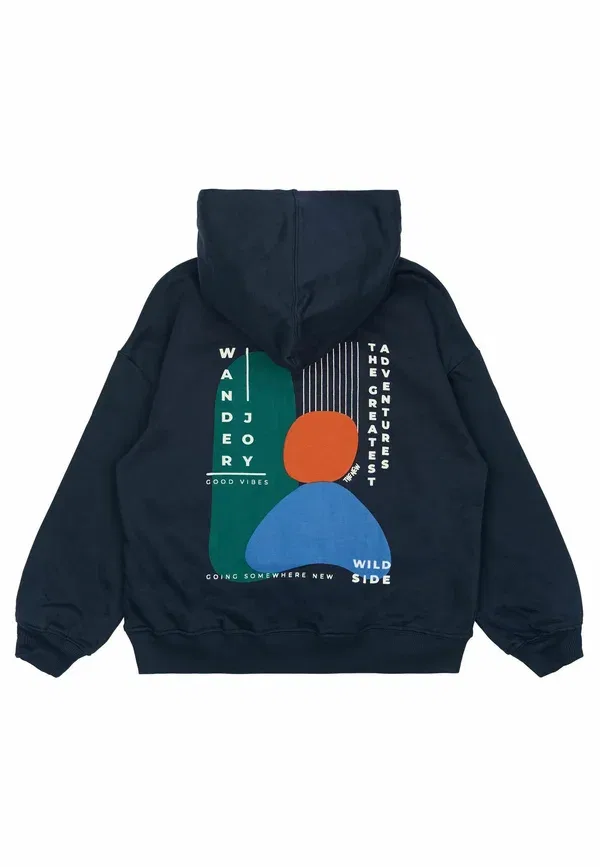 Худи с капюшоном, хлопок, The New, темно-синий Blazer — фото 2