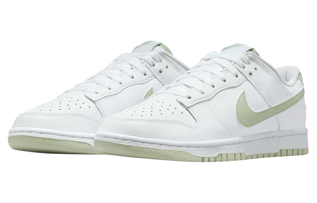 Кроссовки Nike Dunk Low Honeydew, белый/зеленый — фото 4