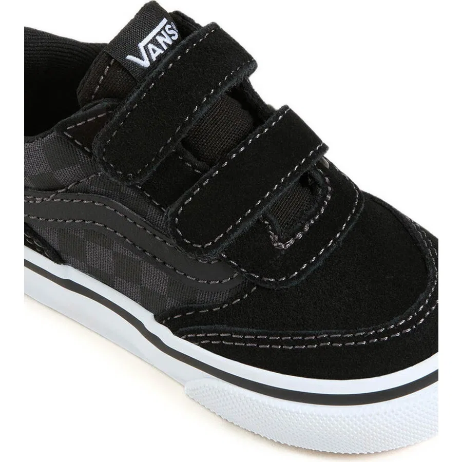 Хлопковое платье без рукавов с принтом Vans, Черный — фото 3