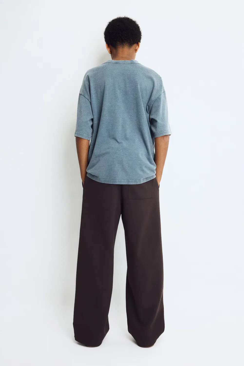 Спортивные брюки для бега с технологией Drymove, свободного кроя H&M, Rindenbraun — фото 3