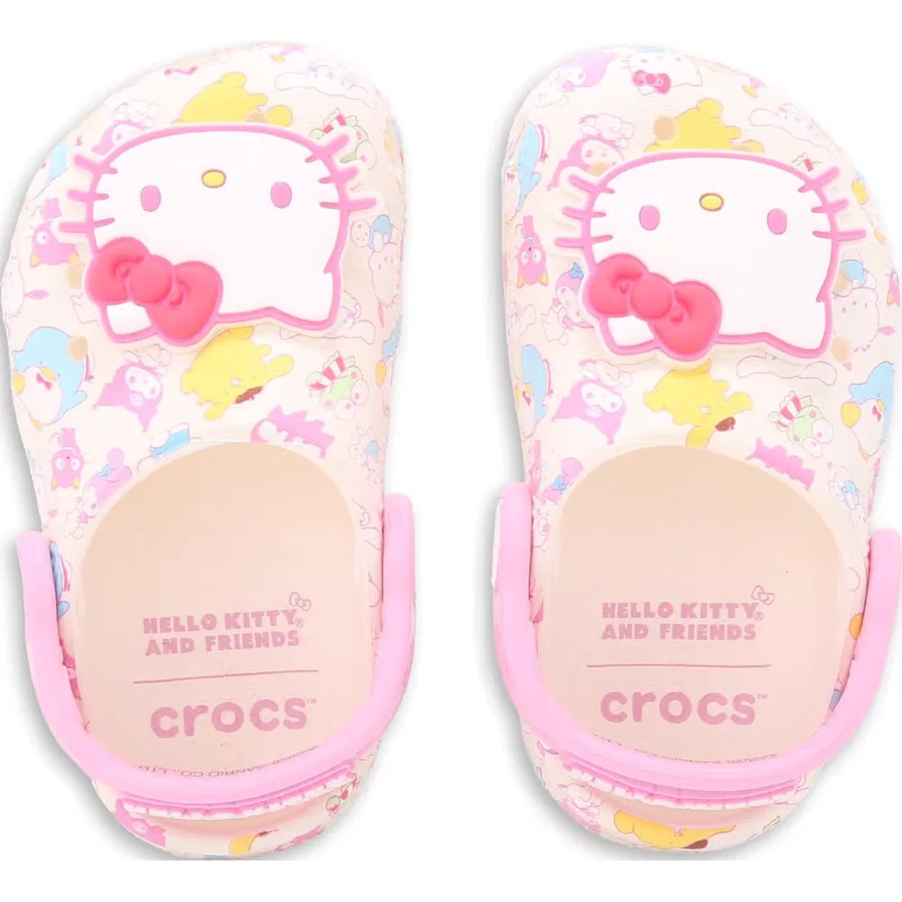 Детские классические сабо Hello Kitty для малышей Crocs, Pastel Hello Kitty — фото 4