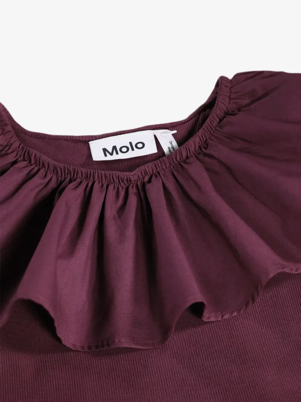 Мини-платье Cille с воротником-жабо и длинными рукавами Molo, фиолетовый — фото 3