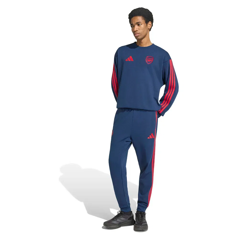 Мужской свитшот из футера с принтом Arsenal FC DNA Adidas, Blue — фото 4