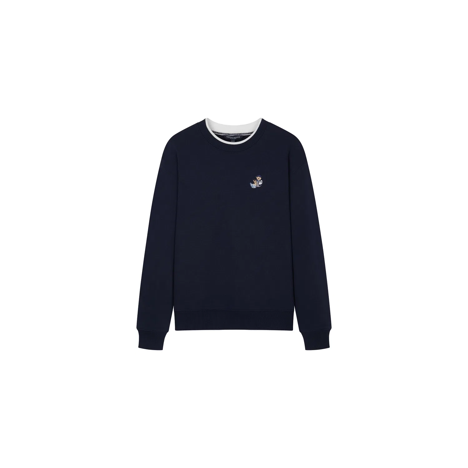 Детская толстовка с длинным рукавом Evergreen Preppy Style Teenie Weenie Men, Ivory White — фото 4