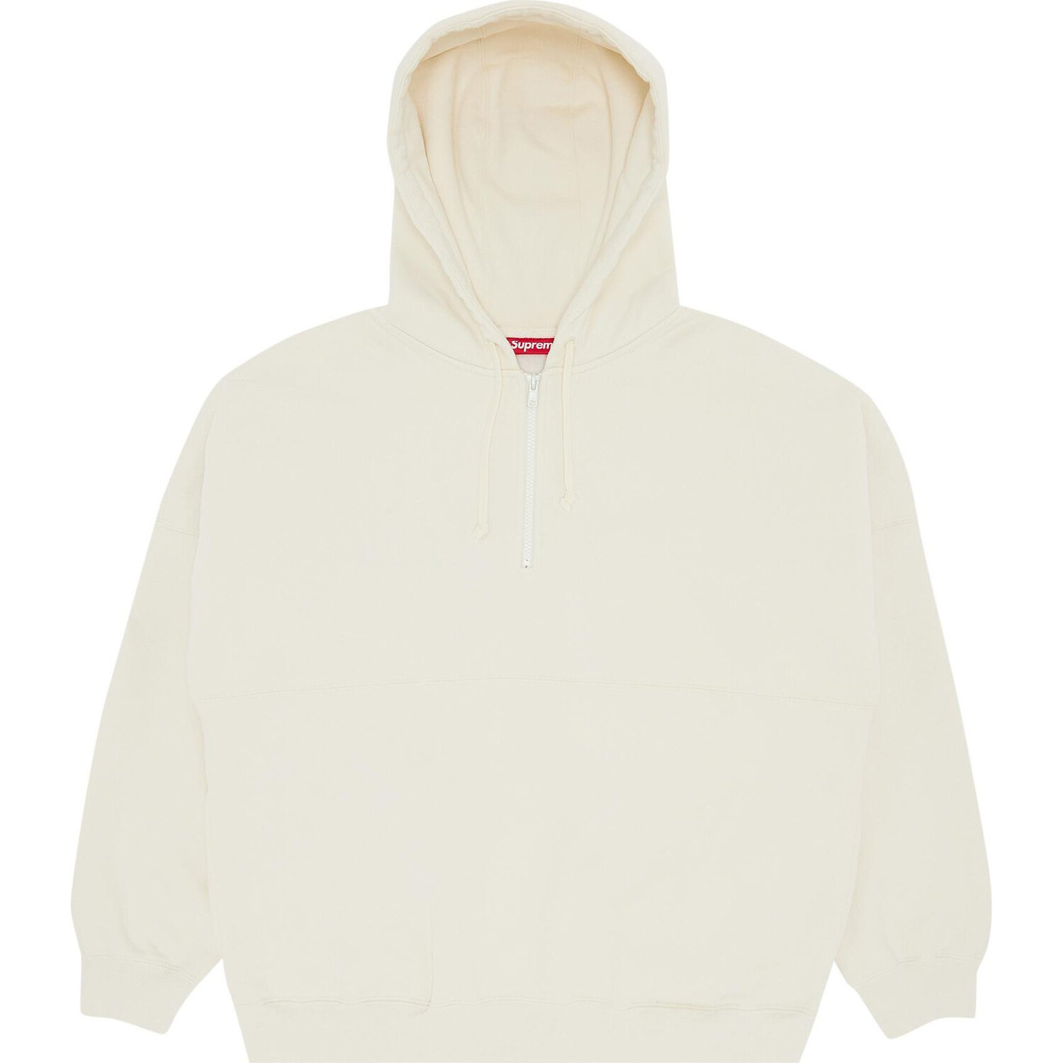 

Худи Supreme Wrapped Half Zip Hooded, кремовый