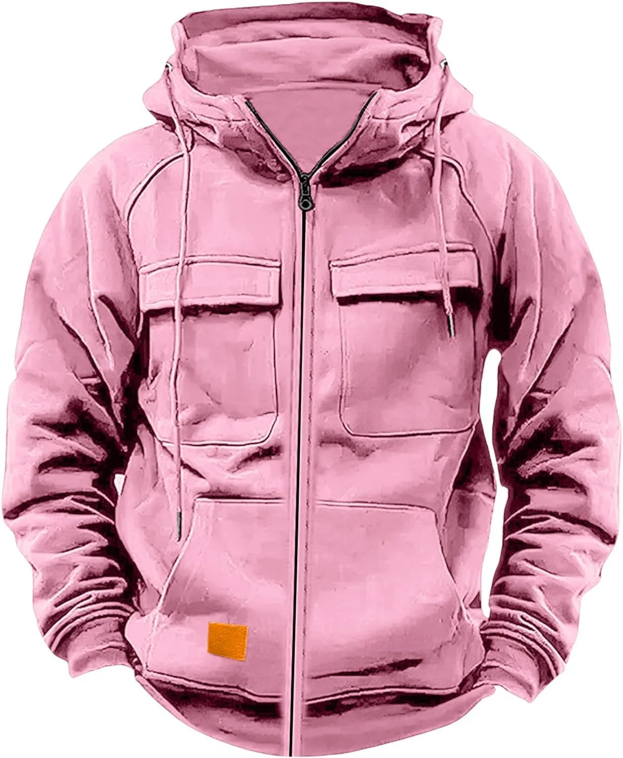 

Толстовка с капюшоном Cargo для мужчин Big and Tall тактическая с карманами