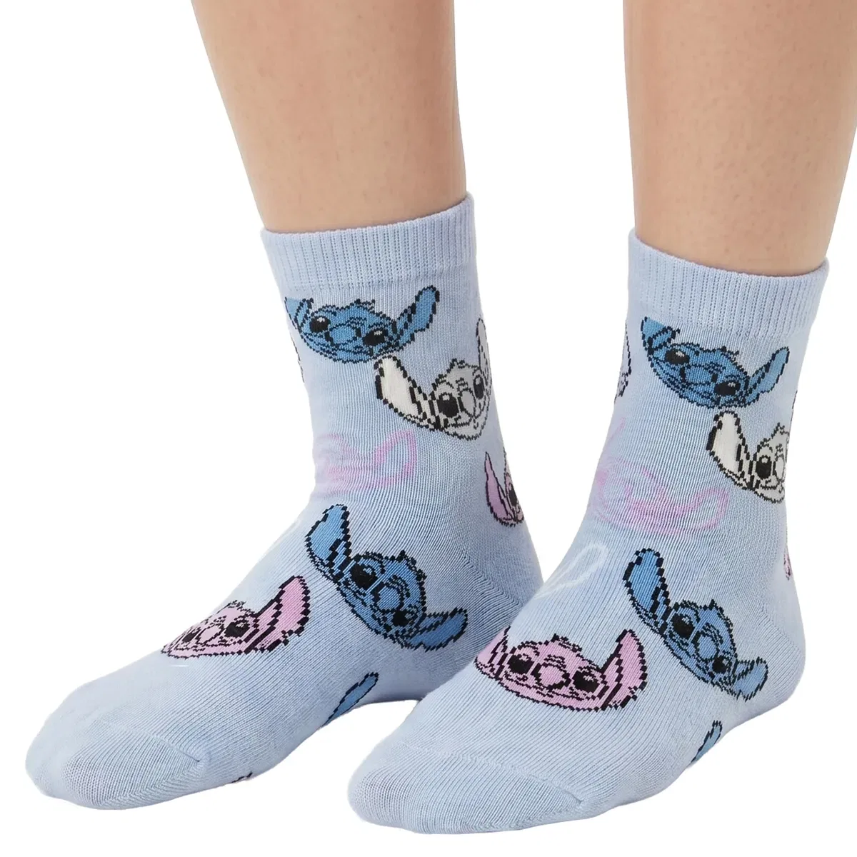 Детские носки с принтом Lilo and Stitch Angel & Stitch 3 Pack, Disney, Multi — фото 3