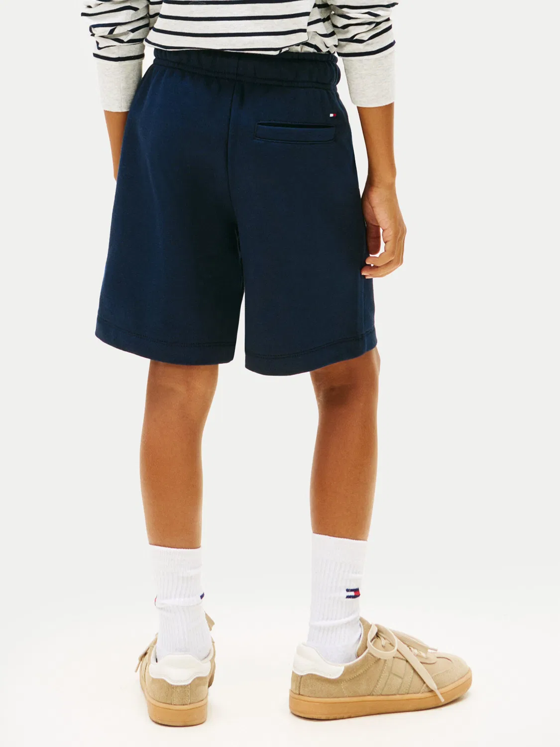 Спортивные шорты стандартного кроя для мальчика Monotype Print Tommy Hilfiger, темно-синий — фото 3