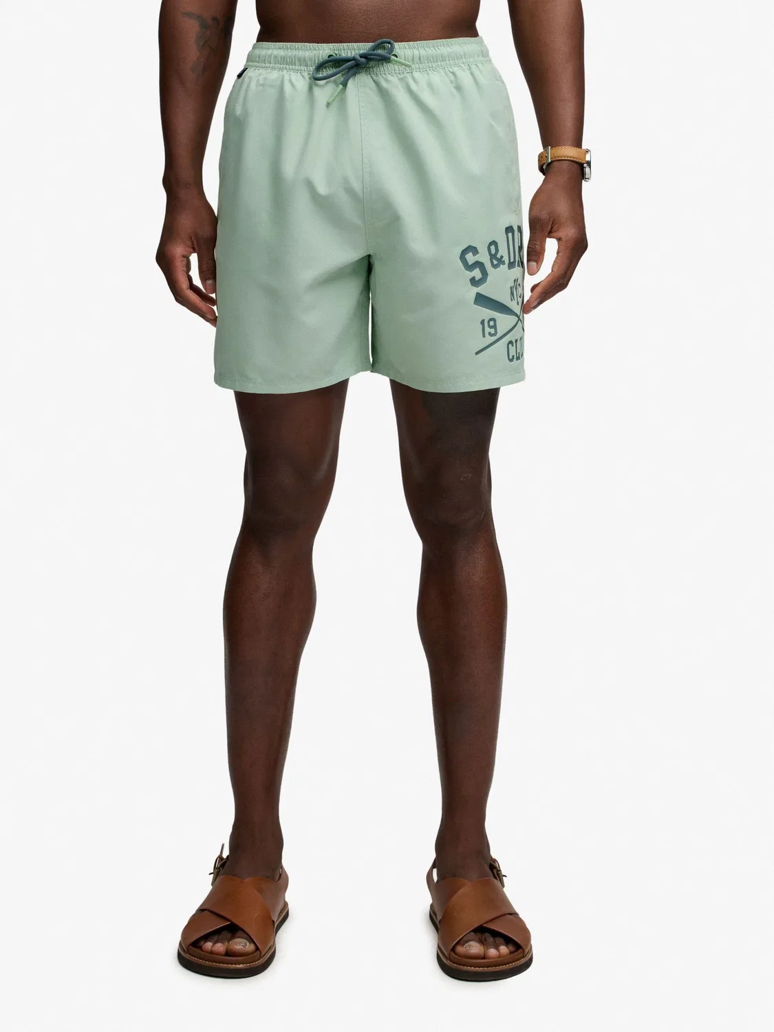 Плавки Superdry с принтом, Light Green — фото 2