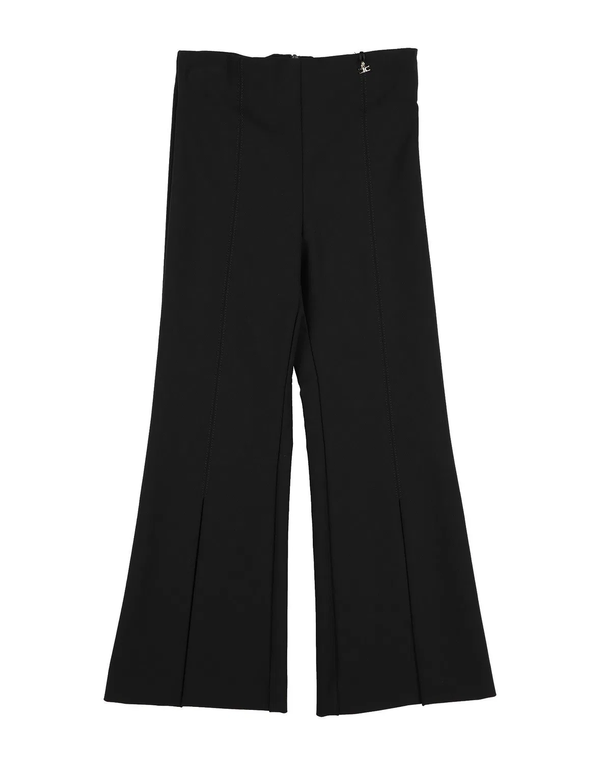 Детские брюки для девочек с клешом Elisabetta Franchi, черный
