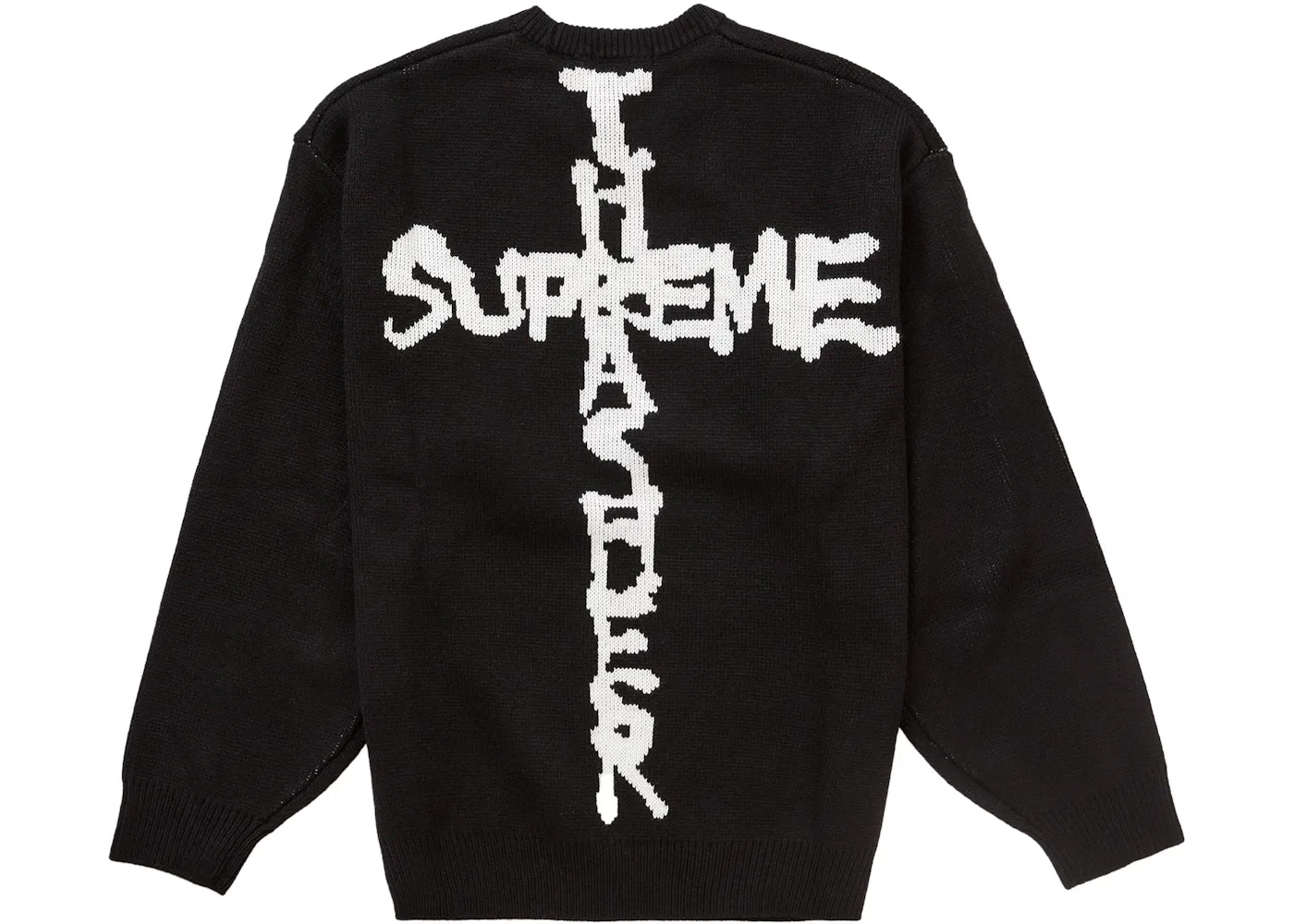 Мужской свитер с принтом Supreme Sweater (FW24), Black