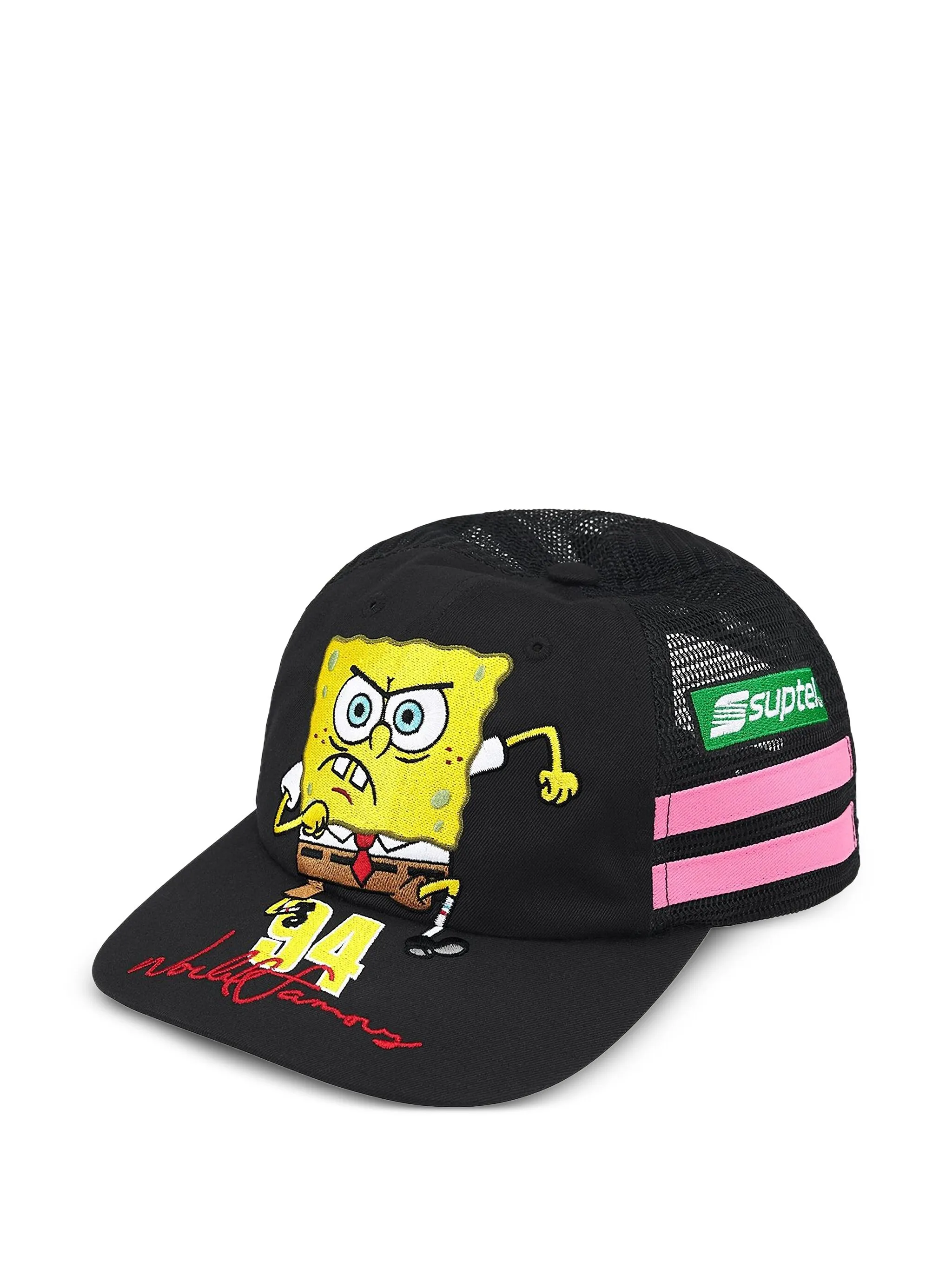 

Бейсболка из коллаборации с Square Pants x SpongeBob x Jeff Hamilton Supreme, черный