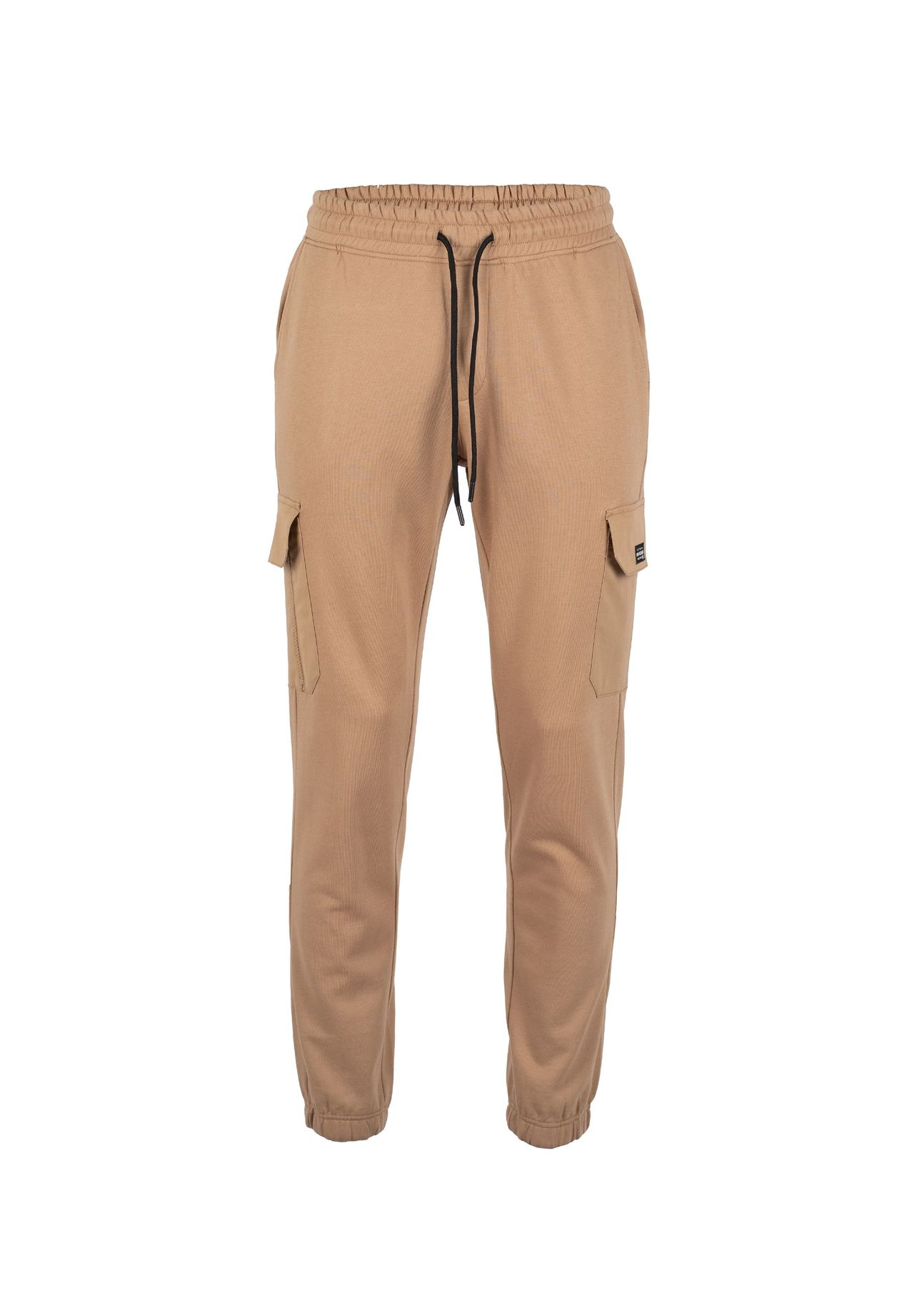 

Мужские спортивные брюки-карго с накладными карманами, эластичным поясом и молнией на боковом кармане ROADSIGN australia, коричневый