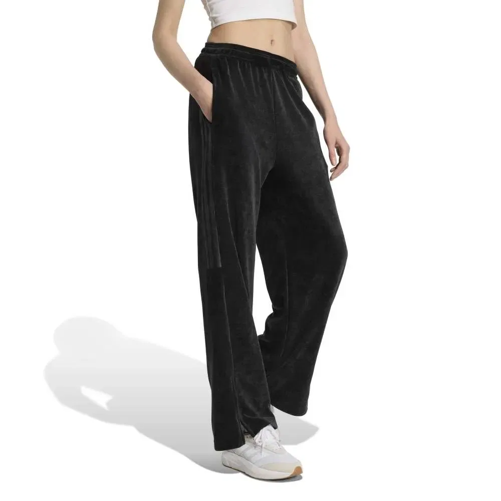 Женские спортивные брюки из велюра Tiro Velour Open-Hem Adidas, Black — фото 3