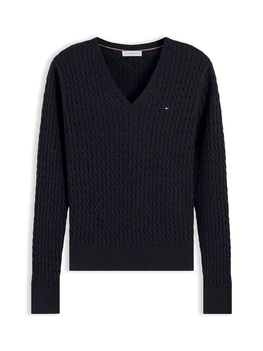 Свитер TOMMY HILFIGER цвета антрацит