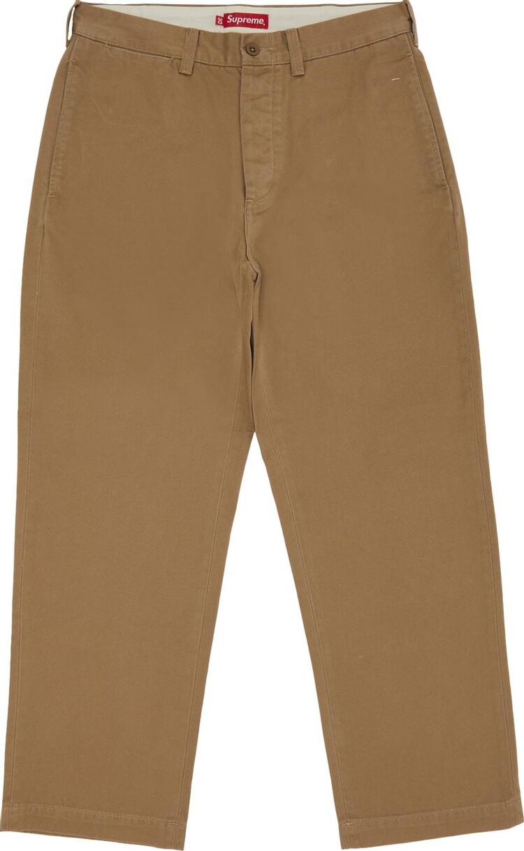 

Брюки Supreme Chino Pant 'Khaki', загар, Коричневый, Брюки Supreme Chino Pant 'Khaki', загар