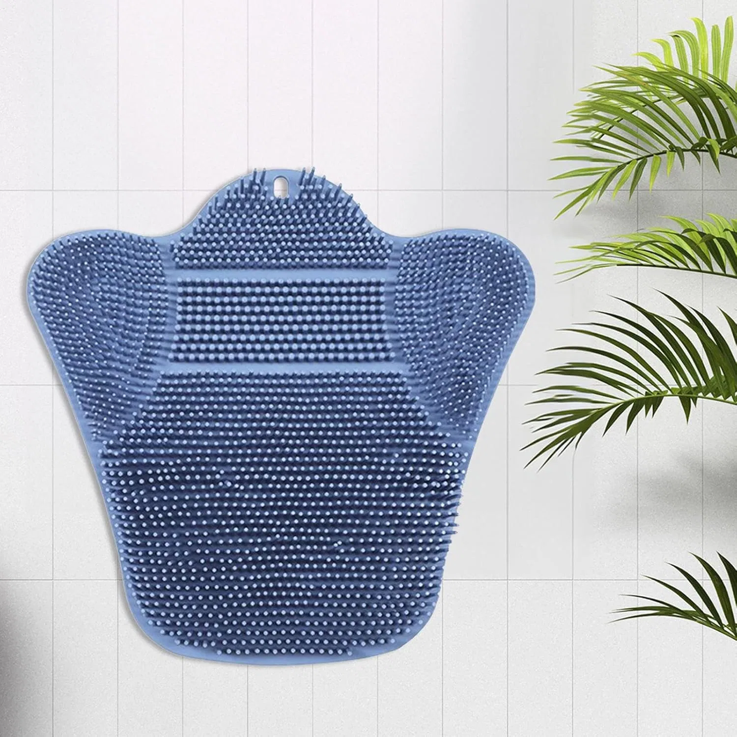 Скребок для ног Silicone Shower Brush, Befeixue, синий, 32x31x3.3 см — фото 3