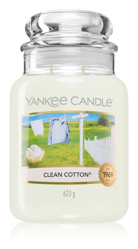 

Ароматическая свеча Yankee Candle Clean Cotton