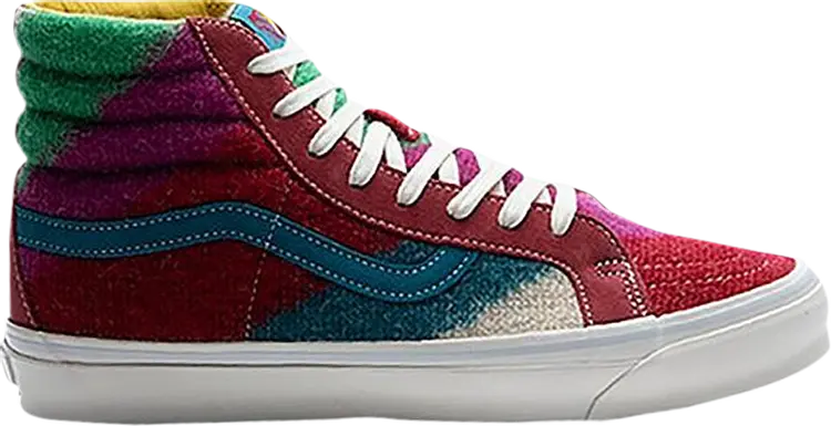 

Кеды Vans Concepts x OG Sk8-Hi LX Mohair - Rio Red, красный