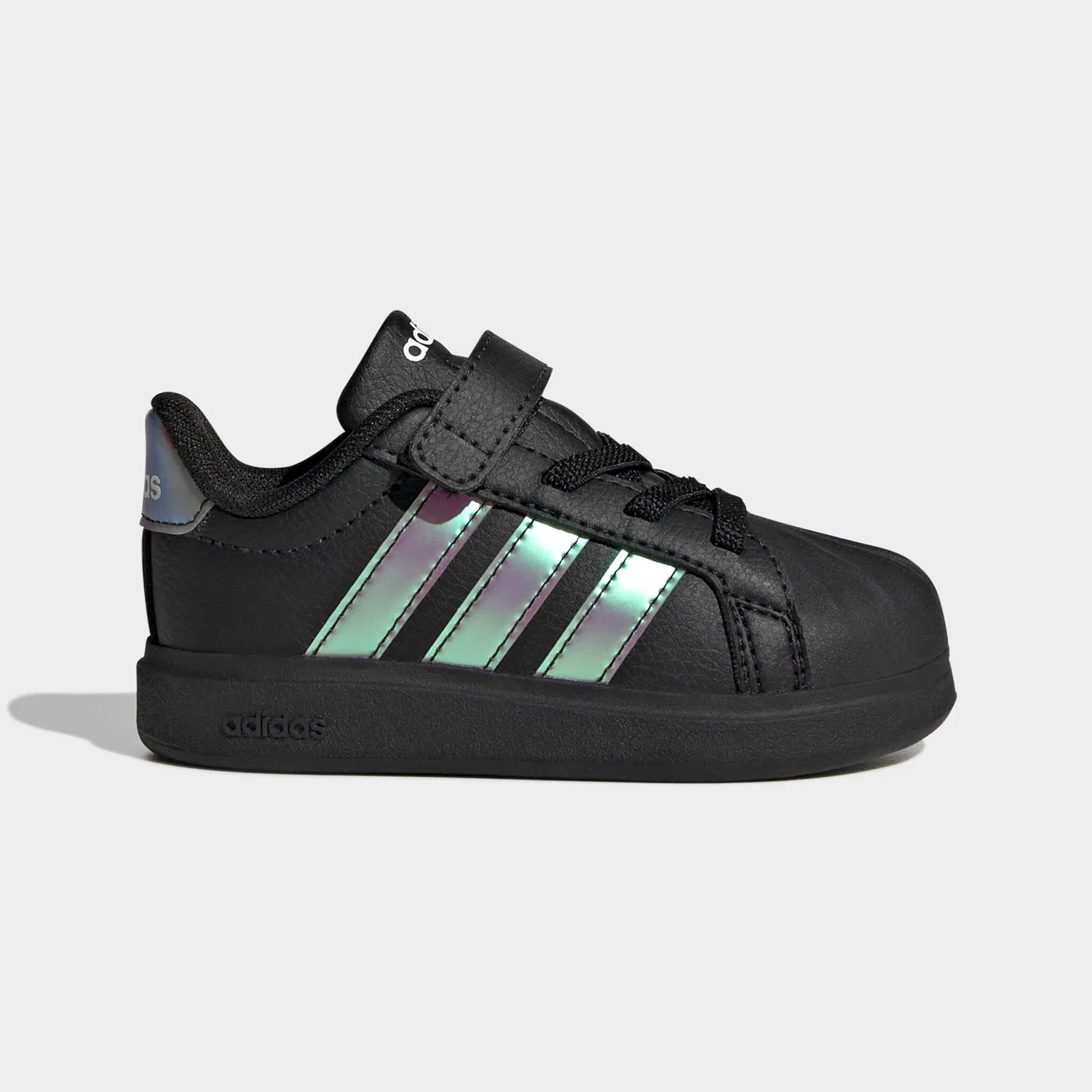 Детские кроссовки, вдохновленные Adidas Superstar, Adidas Sportswear, White/Iridescent — фото 2