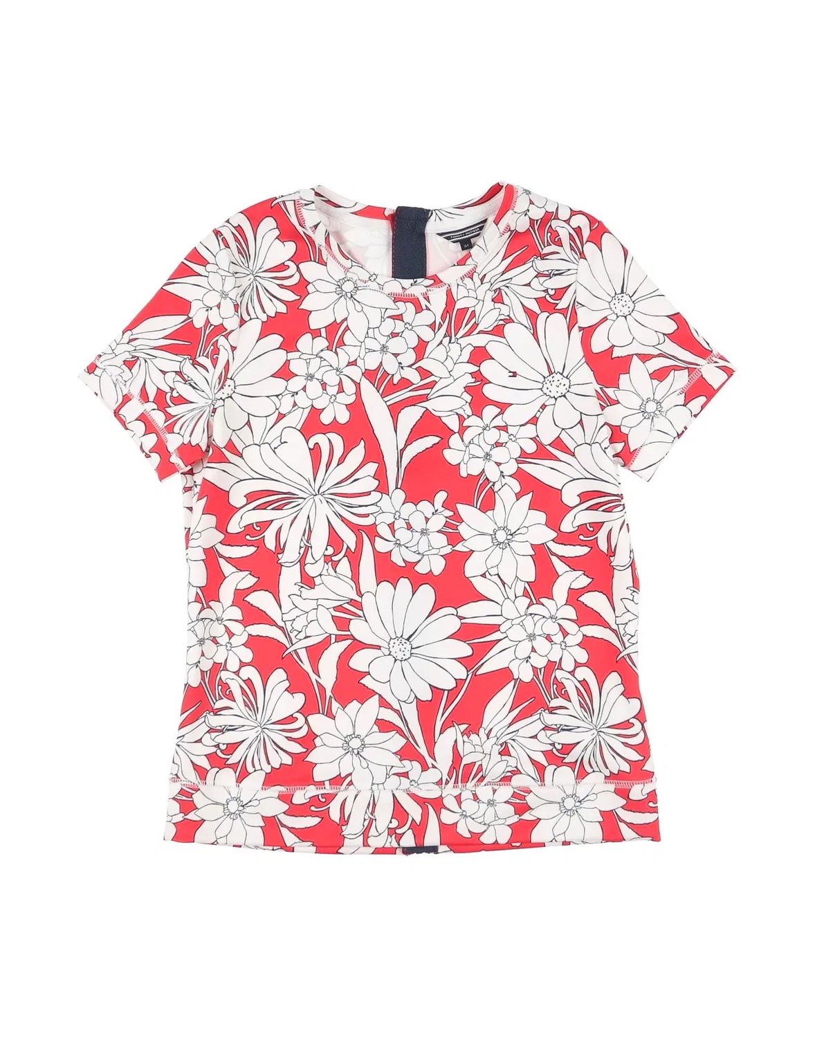 Детский топ для девочек с принтом Tommy Hilfiger, красный