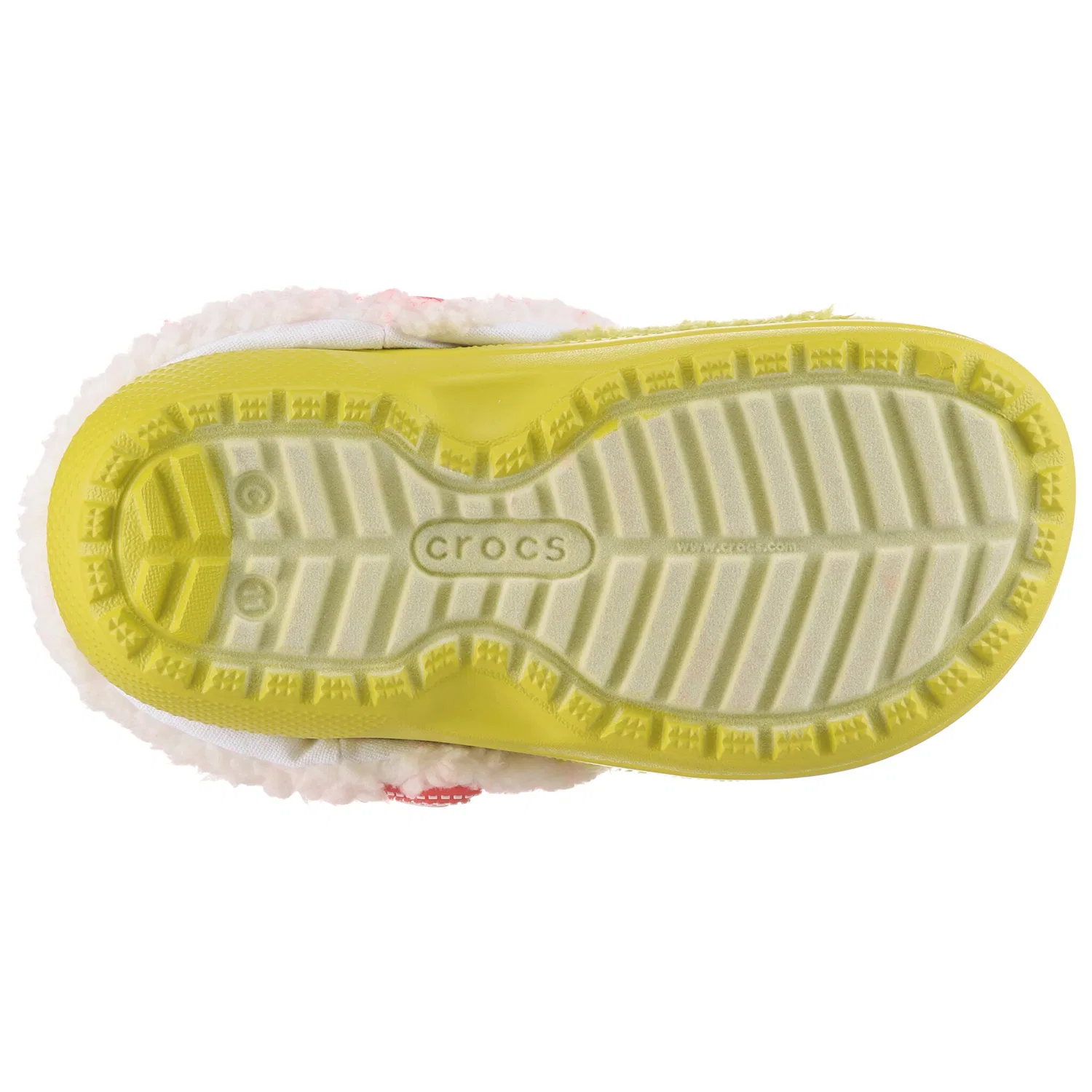 Детские сабо с подкладкой The Grinch Classic Lined Clog Crocs, Red Green — фото 3