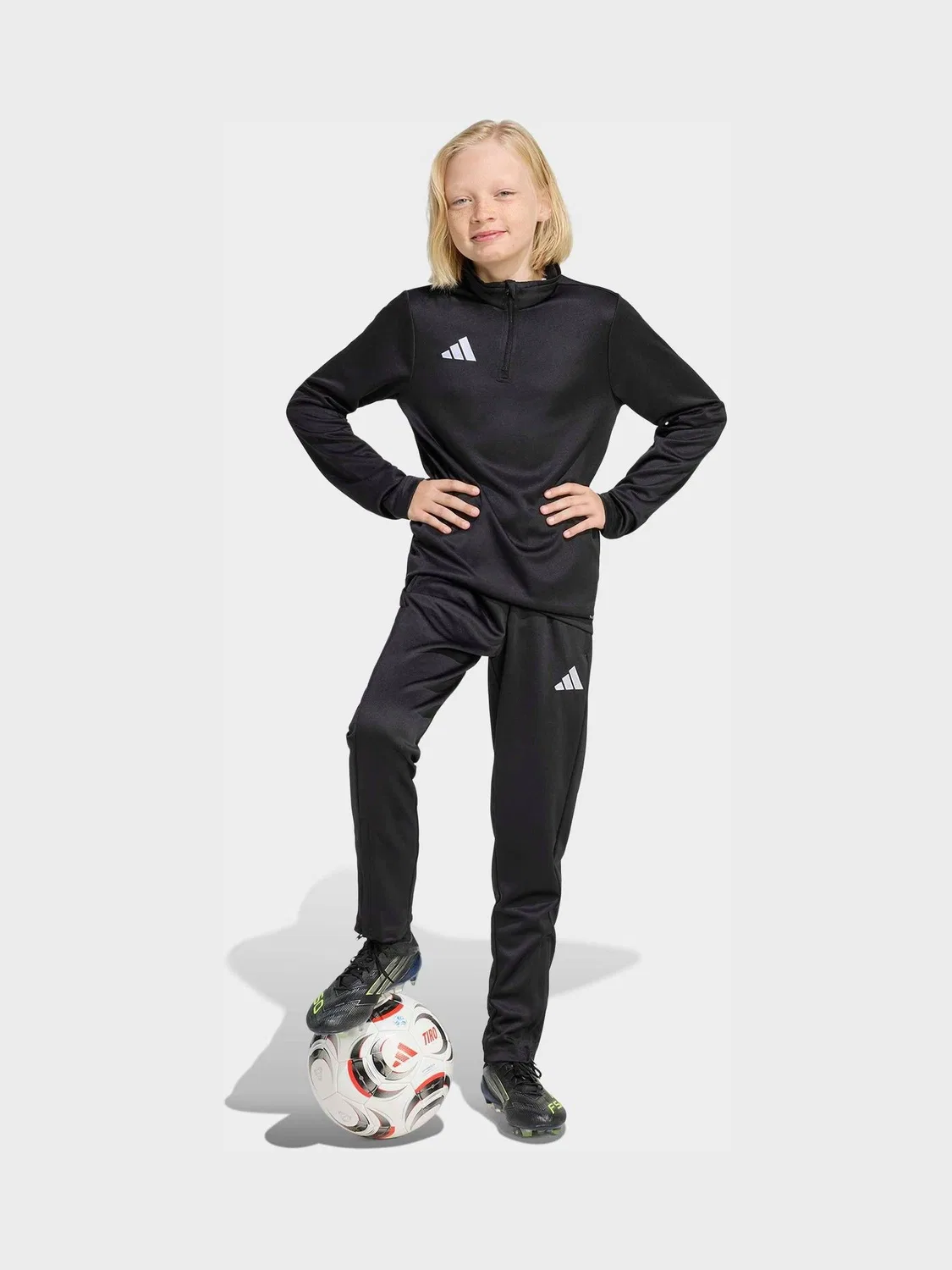 Тренировочная куртка adidas Entrada 26, черный — фото 3