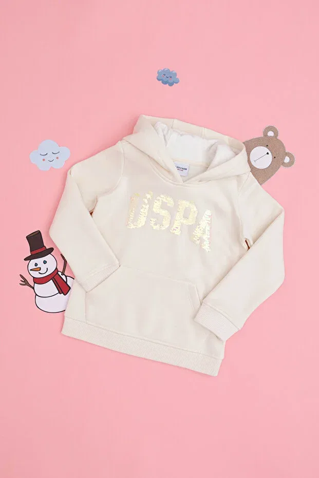 Детское худи для девочек с капюшоном U.S. Polo Assn., 7488
