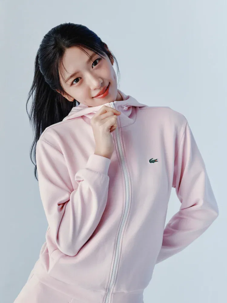 Джемпер LACOSTE Light Jersey Set Up, розовый